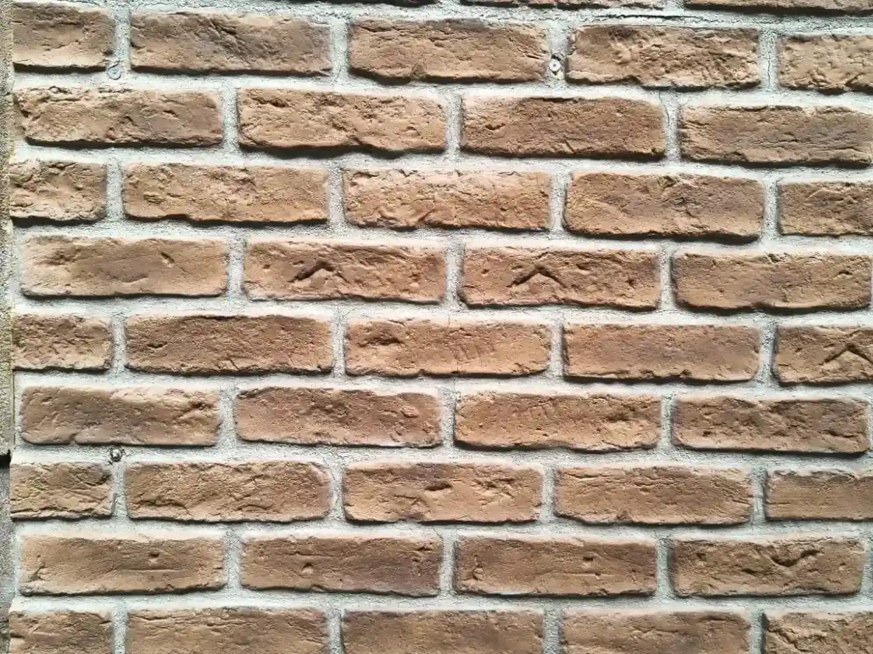 Imagem representando acabamento do tipo tijolo